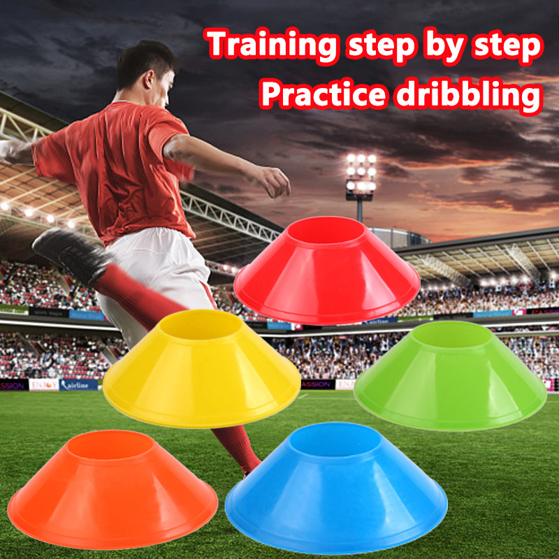 Football Training Cone - 10개 콘 세트 축구 훈련 장비