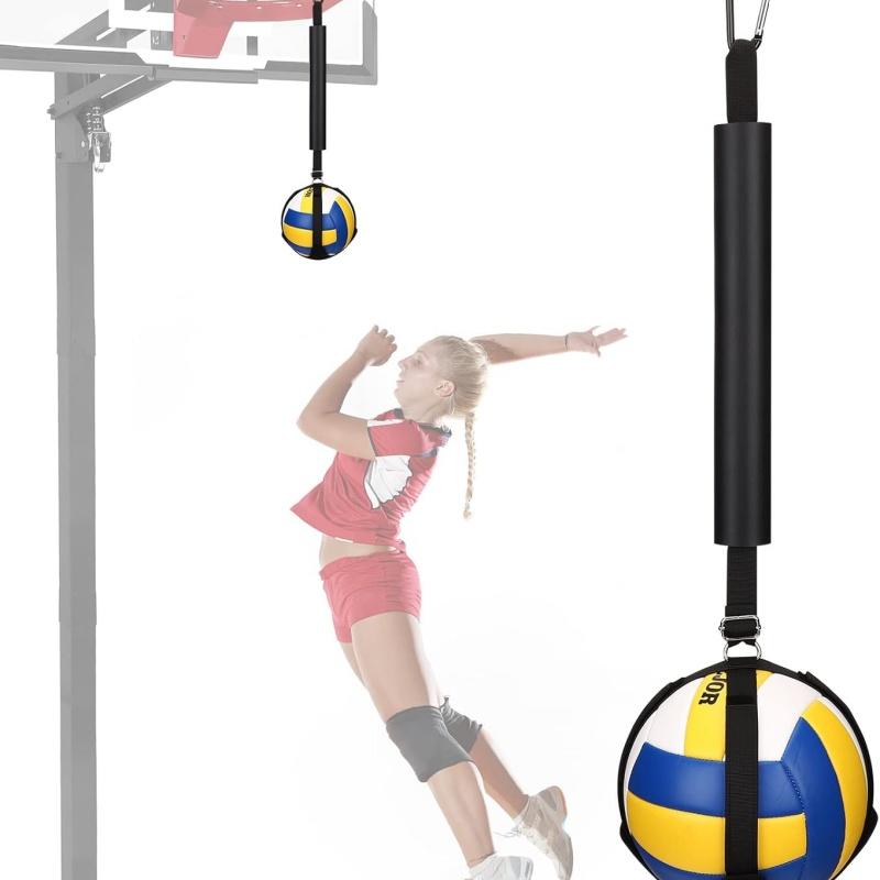 Sports Equipment Volleyball - 검은 배구 점프 트레이너 조정 가능한