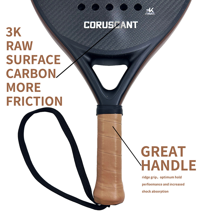 다용도 탄소 섬유 소재 3K 패들 라켓, 중간 균형 프 - Padel Racket Carbon 리뷰 및 가격