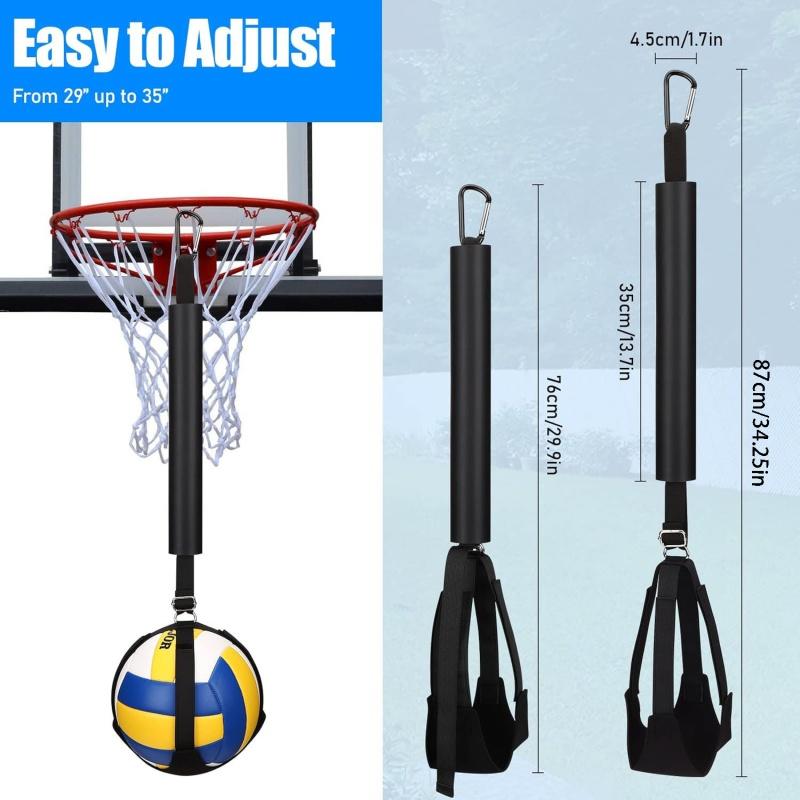 검은 배구 점프 트레이너 조정 가능한 교수형 높이 보조 - Sports Equipment Volleyball 리뷰 및 가격