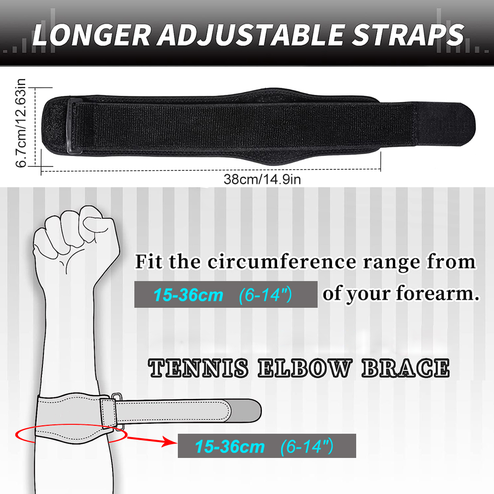 건염, 골퍼의 팔꿈치 팔뚝 받침대 스트랩 및 압축 패드 - Tennis Elbow Brace 리뷰 및 가격