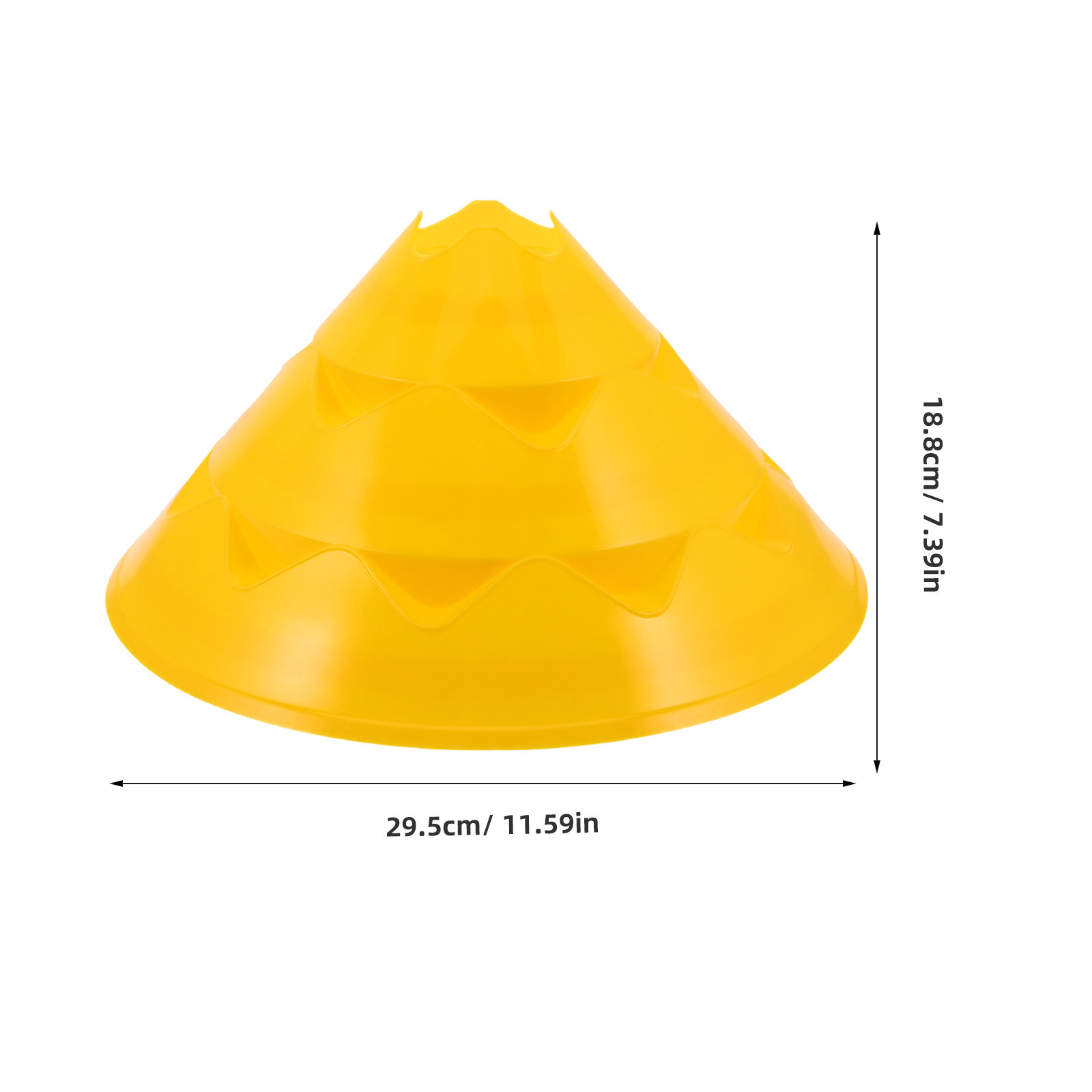 6개 축구 훈련 콘 11.59x7.39 노란색 민첩성  - Football Training Cone 리뷰 및 가격