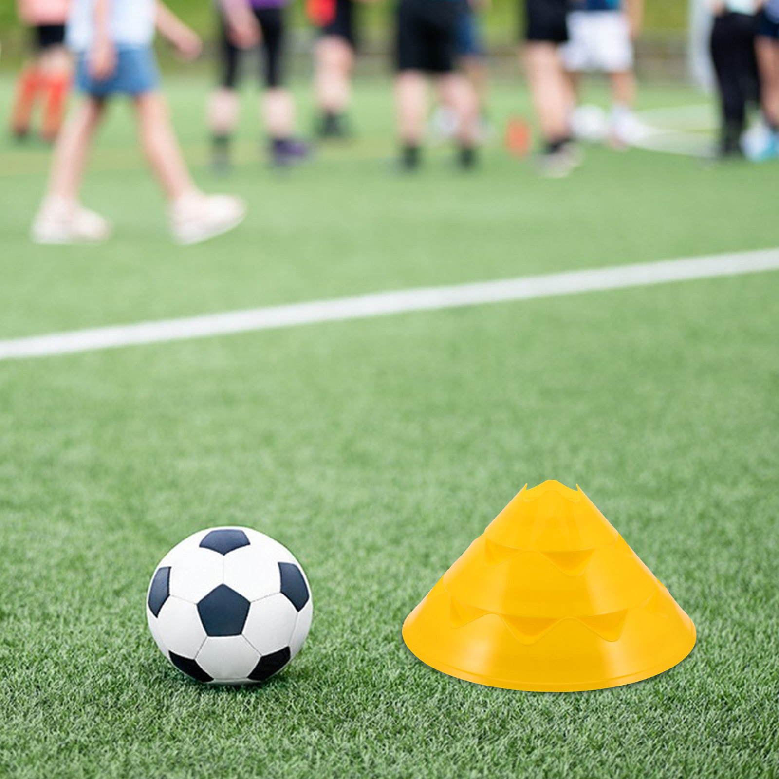 6개 축구 훈련 콘 11.59x7.39 노란색 민첩성  - Football Training Cone 리뷰 및 가격