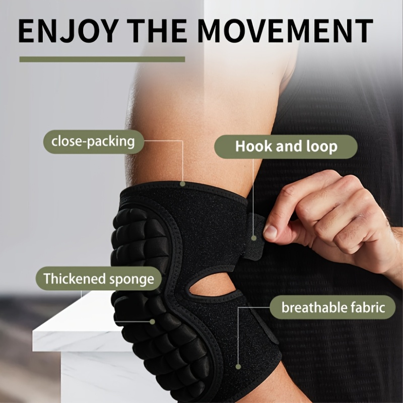 1쌍 팔꿈치 보호대, 배구 스폰지 지지 압박 팔꿈치 보 - Tennis Elbow Brace 리뷰 및 가격