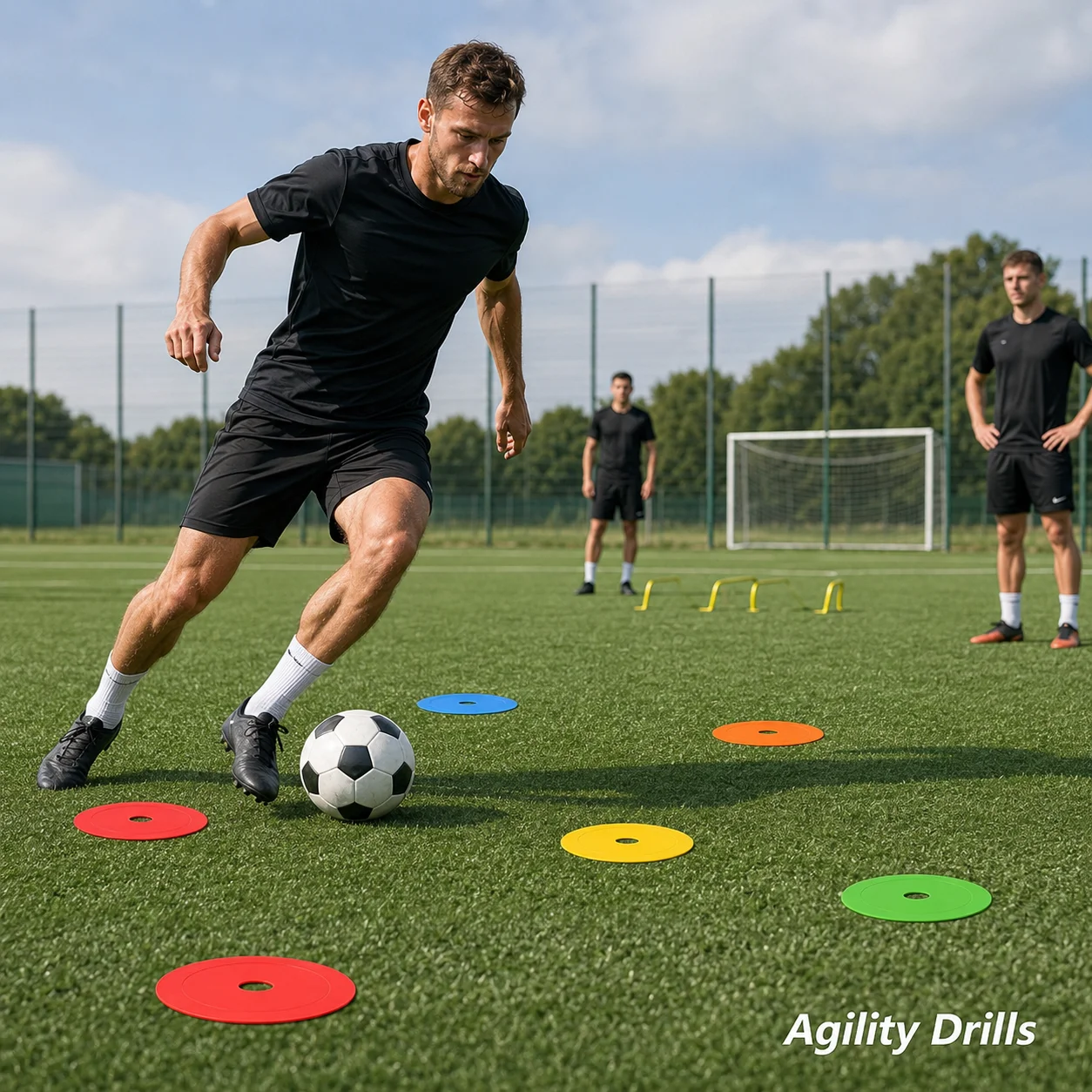 10개 TPE 축구 훈련 마커 디스크, 중앙 구멍이 있 - Football Training Cone 리뷰 및 가격