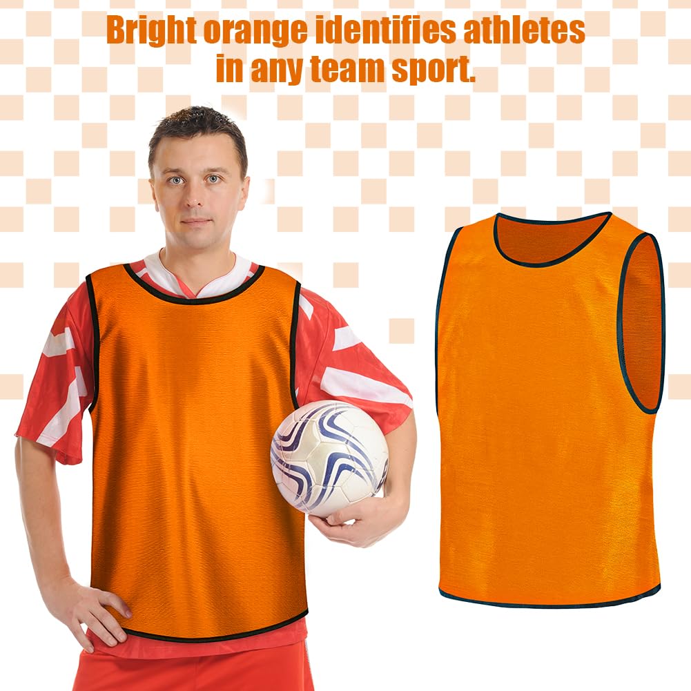 12PCS 축구 훈련 조끼 어린이를위한 통기성 메쉬 스 - Sports Equipment Jersey 리뷰 및 가격